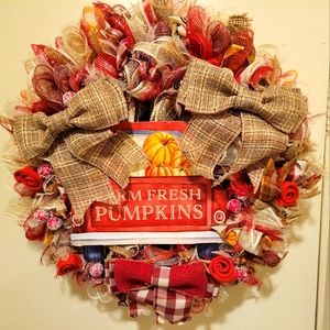 Farmhouse style wreath